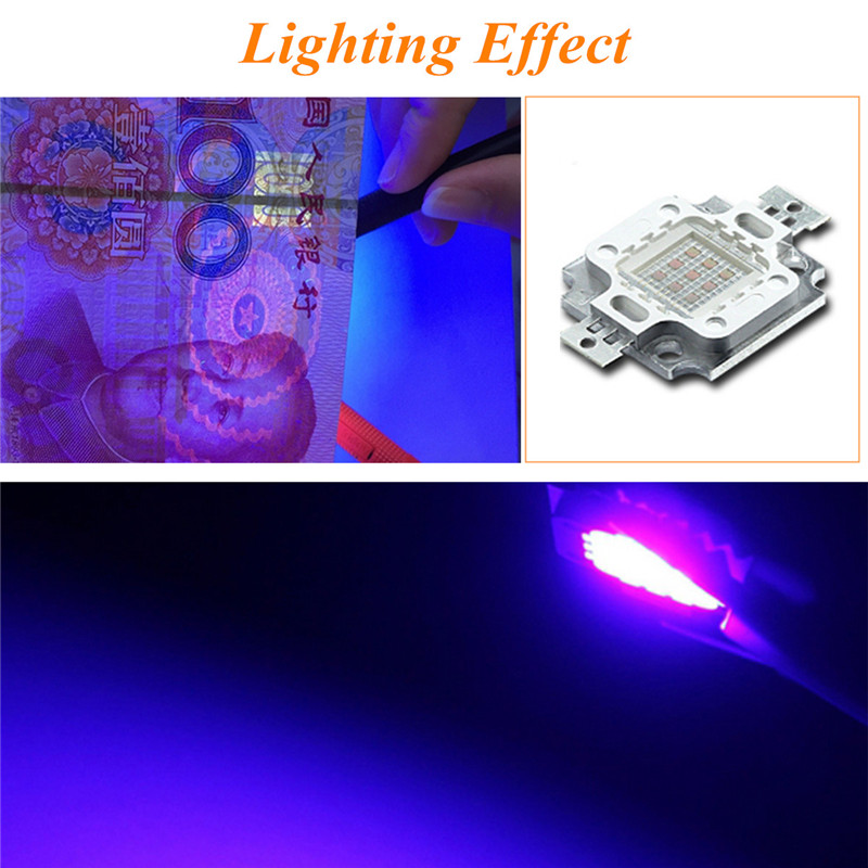 10W/20W/30W/50W/100W UV LED COB Chip, High Power Ultraviolet DIY Light Chip 10W/20W/30W/50W/100W UV LED COB Chip, High Power Ultraviolet DIY Light Chip